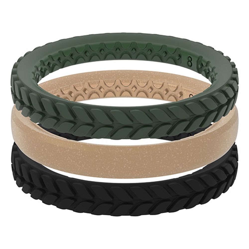 Groove Life, Ladies Stackable Aspen Ring Set, R9-114