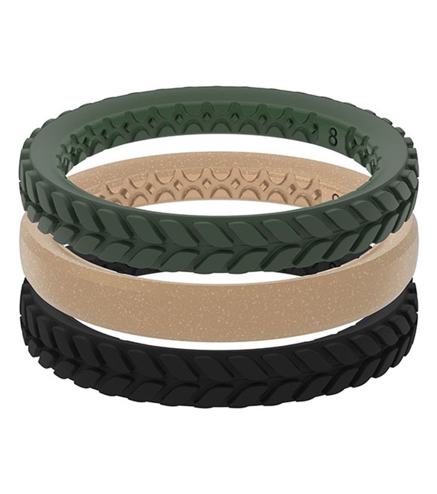 Groove Life, Ladies Stackable Aspen Ring Set, R9-114