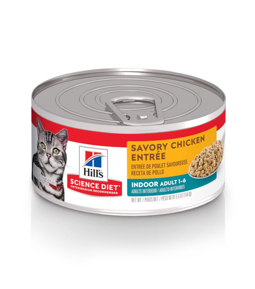 Science Diet, Adult Indoor Savory Chicken Entrée, 5.5 oz