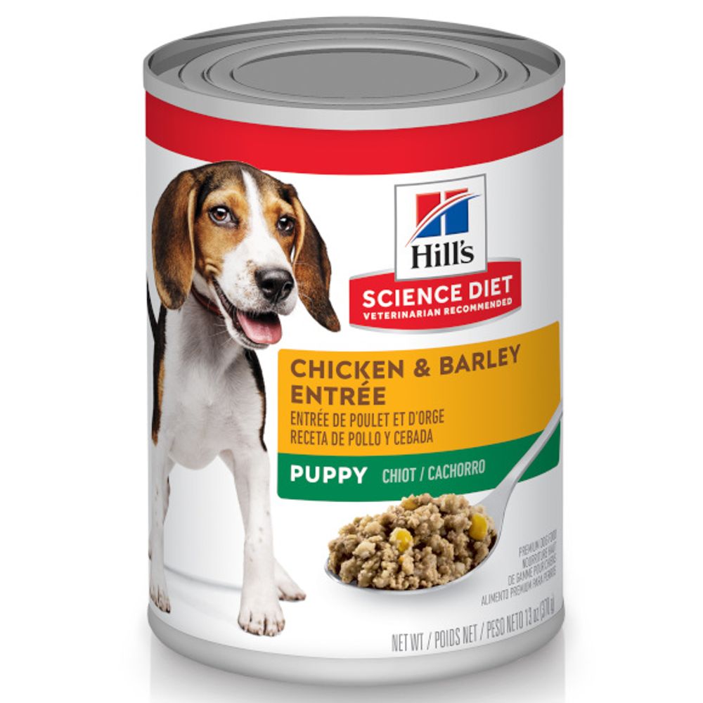 Science Diet, Chicken & Barley Entrée Puppy Food,  13 oz