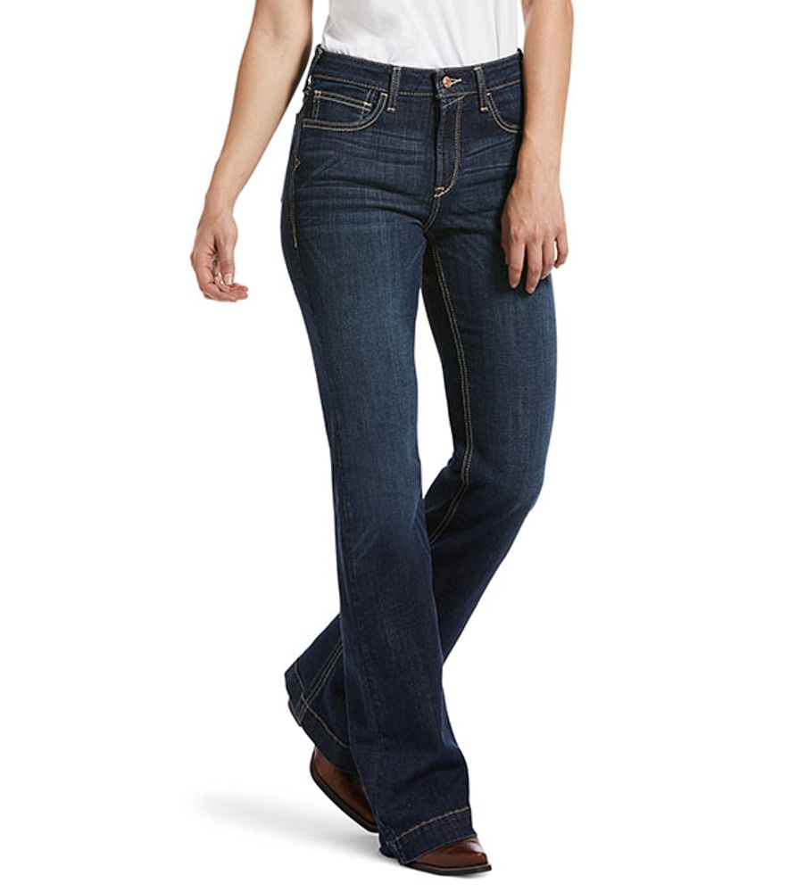 Ariat, Ladies Slim High Rise Trouser Ella Wide Leg Jean, 10032550