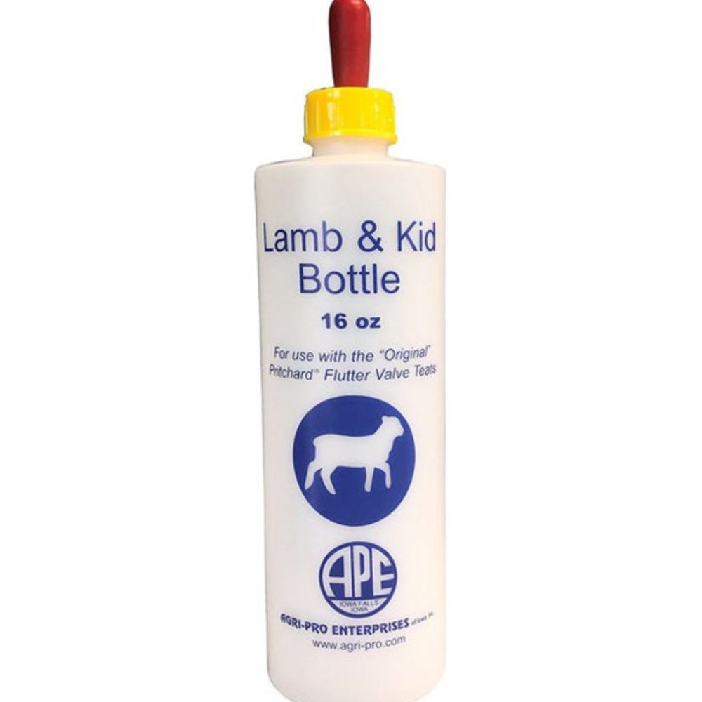 Lamb 'n' Kid Feeding Bottle with Nipple, 16 oz