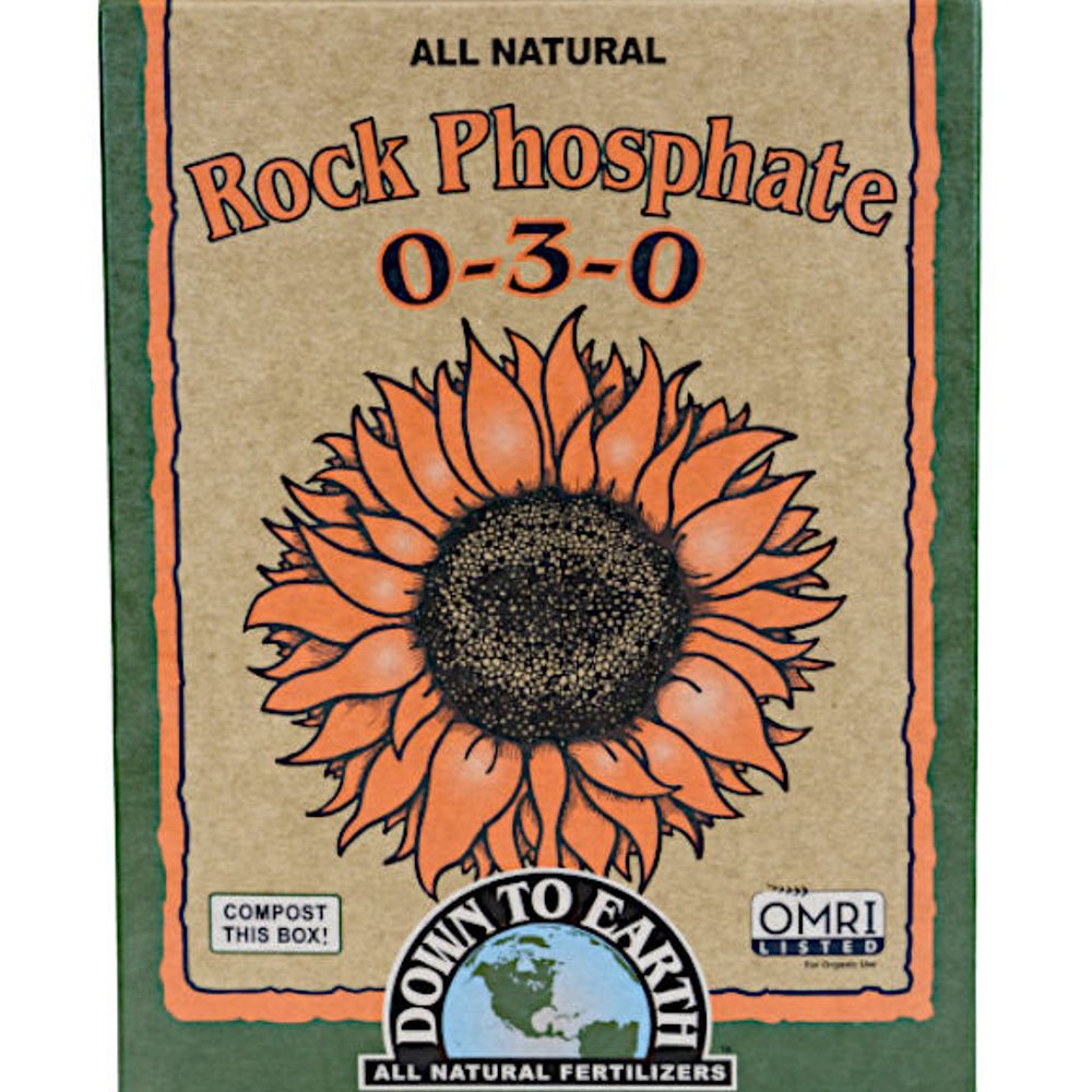 Down to Earth, Rock Phosphate 0-3-0, 5 lb