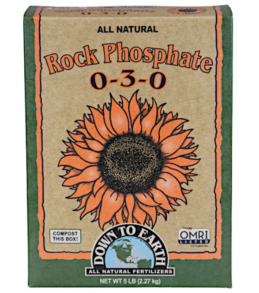 Down to Earth, Rock Phosphate 0-3-0, 5 lb