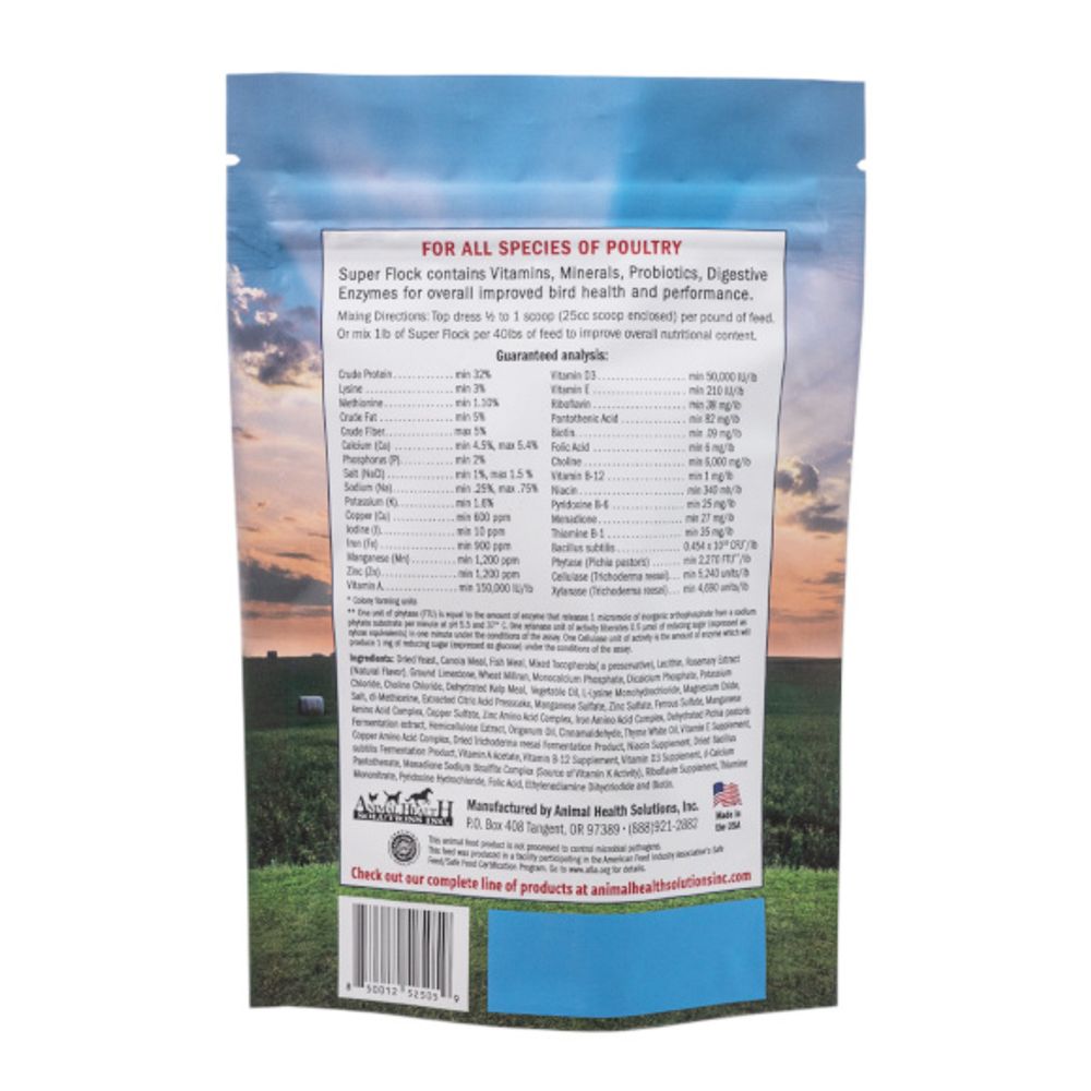 Animal Health Solutions, Super Flock Supplement, 1 lb