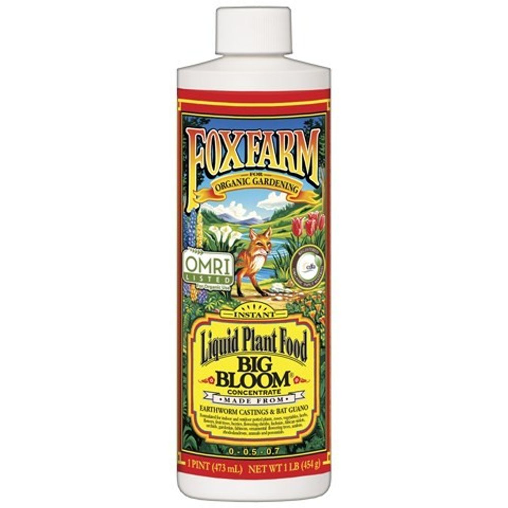 Fox Farms, Big Bloom Liquid Plant Food, 1 pt