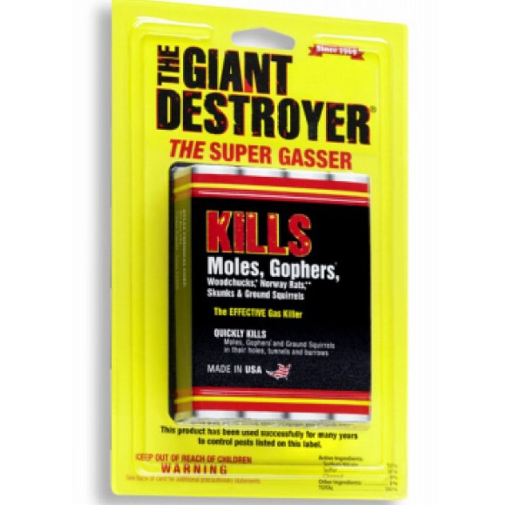 Giant Destroyer, Rodent Gasser, 4 pk