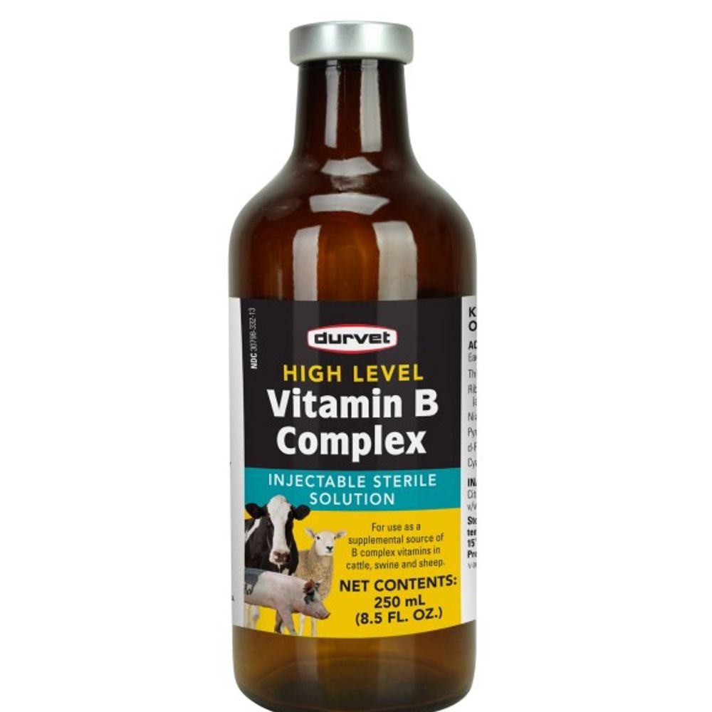 Durvet, Hi-Level Vitamin B Complex, 250 ml