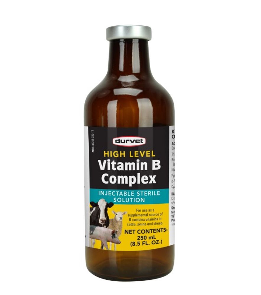 Durvet, Hi-Level Vitamin B Complex, 250 ml