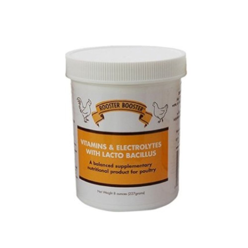 Rooster Booster, Vitamin & Electrolytes with Lacto Bacillus, 8 oz 