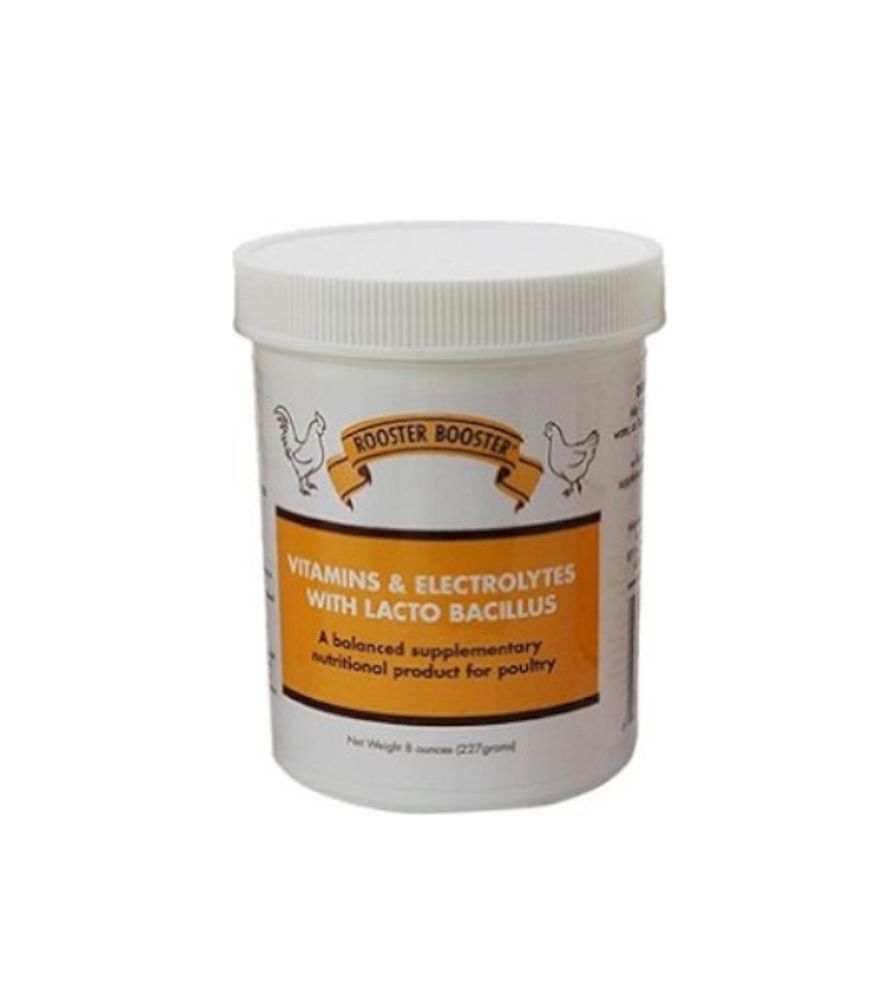 Rooster Booster, Vitamin & Electrolytes with Lacto Bacillus, 8 oz