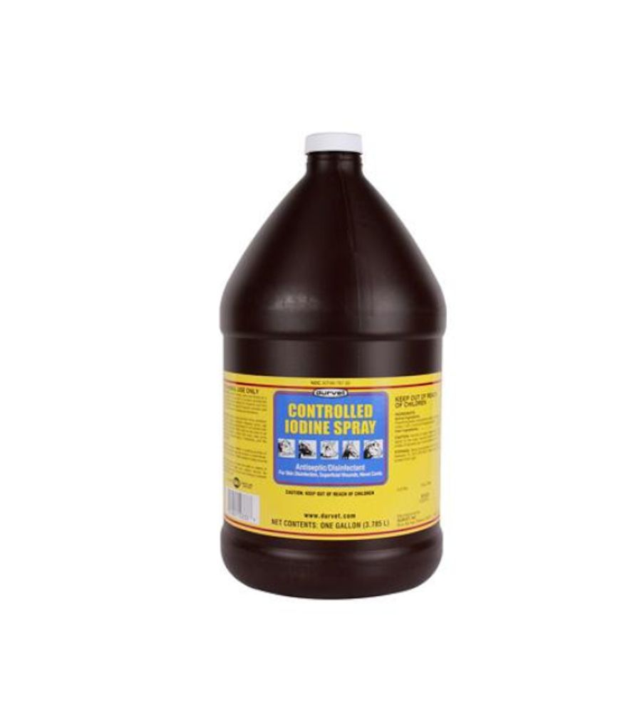 Durvet, Controlled Iodine Spray, 1 gal