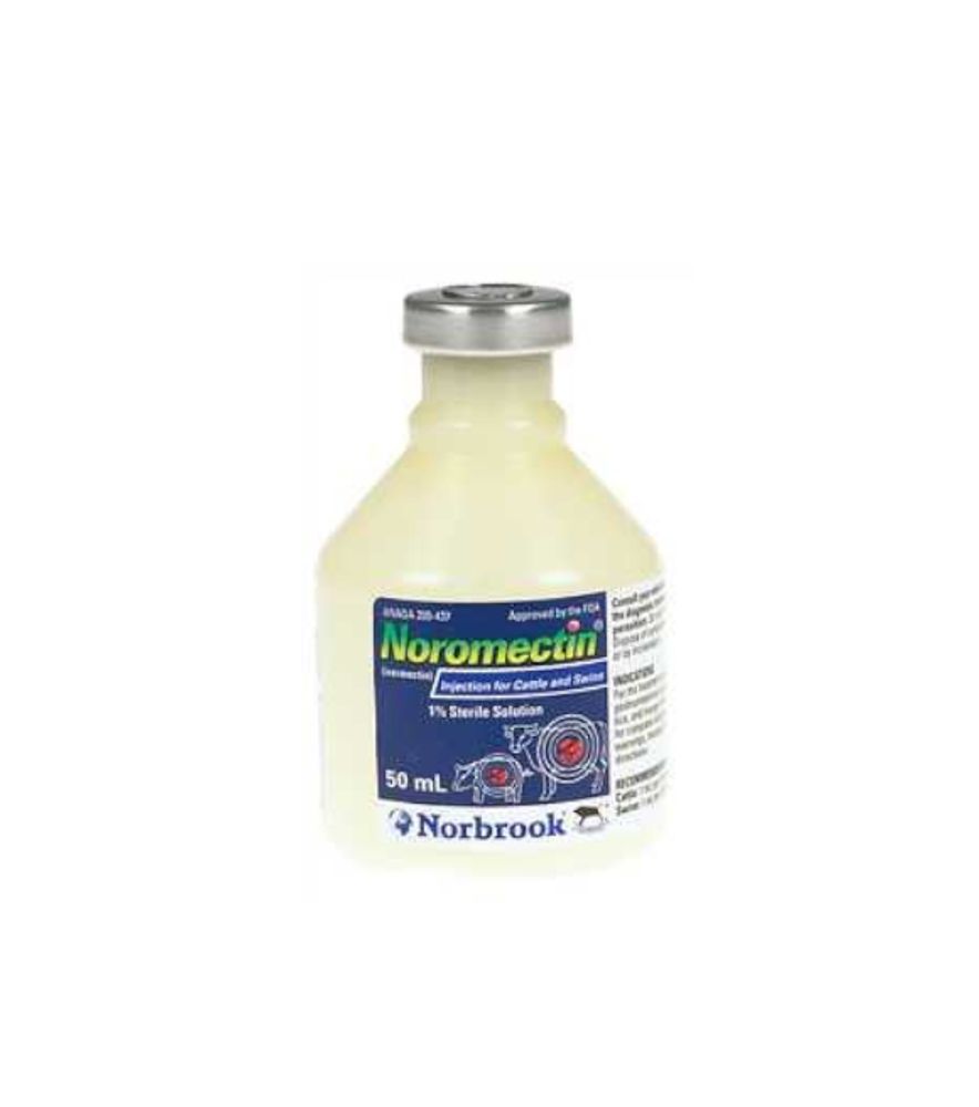 Durvet, Norbrook Noromectin Injection for Cattle & Swine, 50 mL