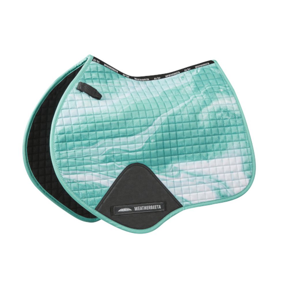 Weatherbeeta, Turquoise Swirl Prime Jump Shaped Saddle Pad
