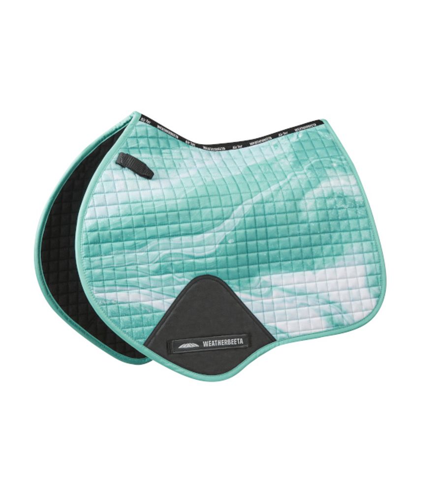 Weatherbeeta, Turquoise Swirl Prime Jump Shaped Saddle Pad