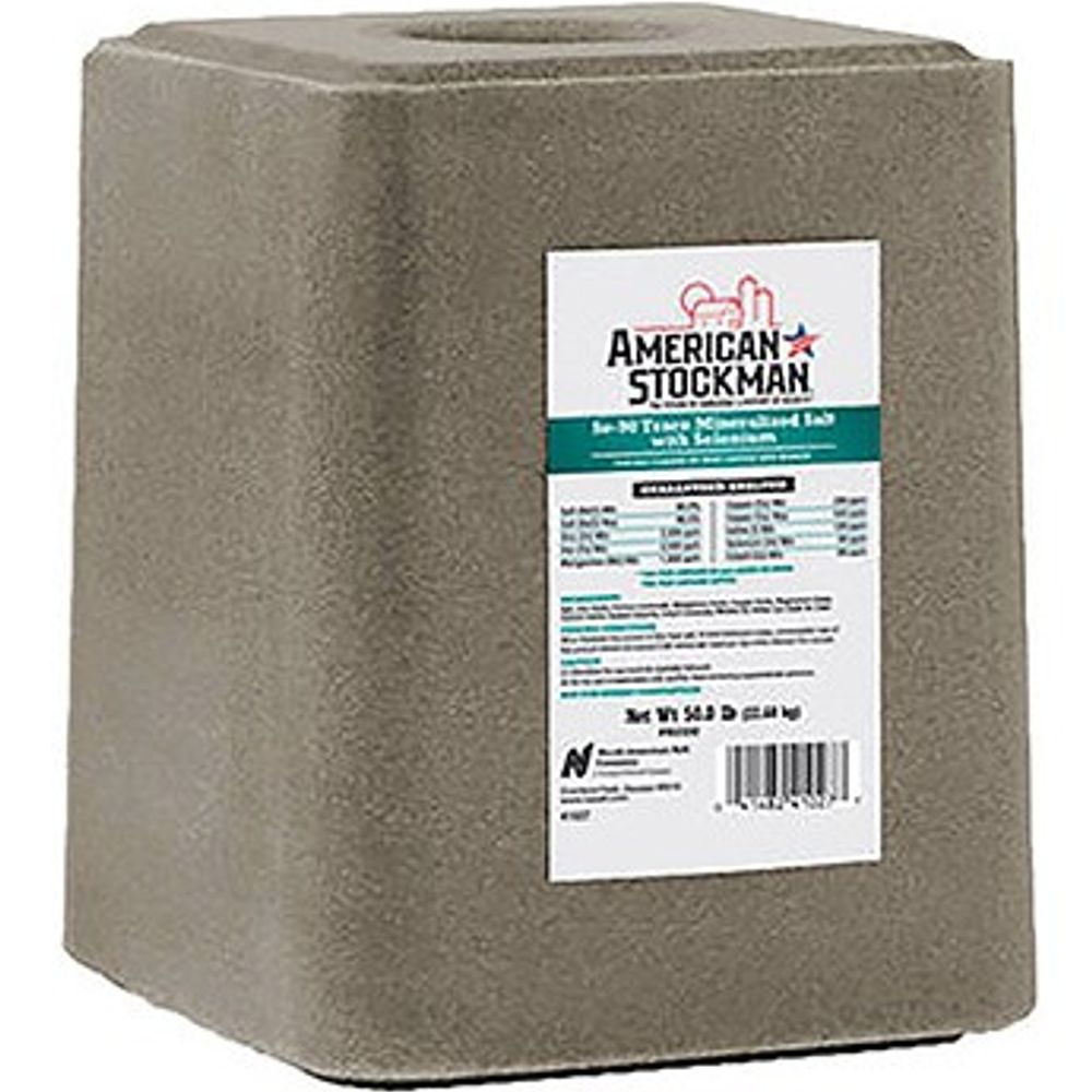 Trace Mineral Salt Block with Selenium 90, 50 lb