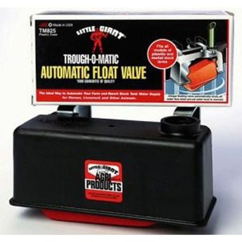Little Giant, Trough-O-Matic Stock Tank Float Valve with Plastic Housing