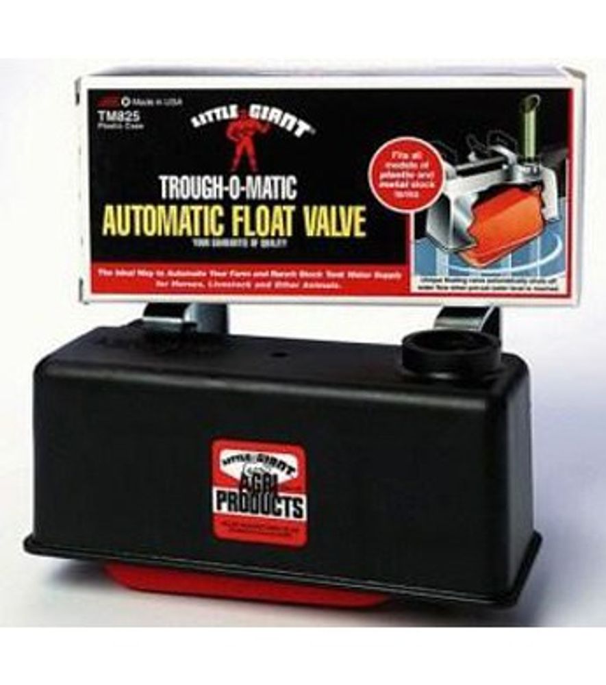 Little Giant, Trough-O-Matic Stock Tank Float Valve with Plastic Housing