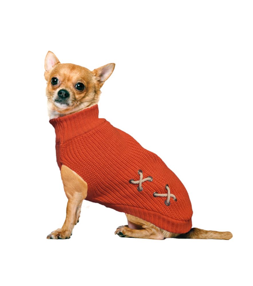 Fashion Pet, Criss Cross Coral Sweater
