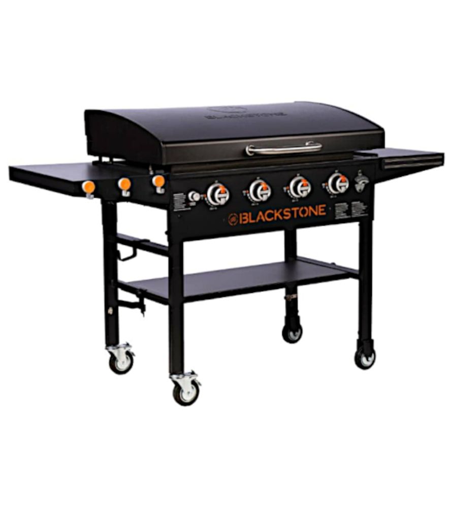 Blackstone, Iron Forged 36" 4-Burner Griddle with Hood