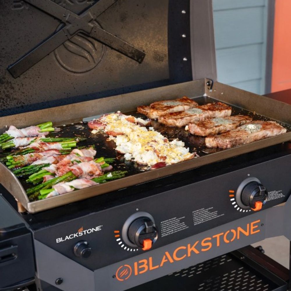 Blackstone, Iron Forged 28" 2-Burner Griddle with Hood