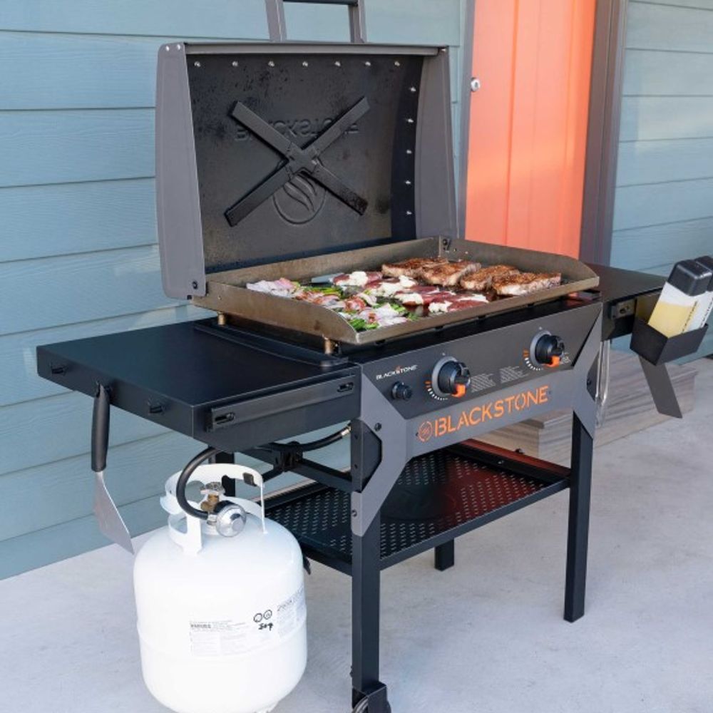 Blackstone, Iron Forged 28" 2-Burner Griddle with Hood