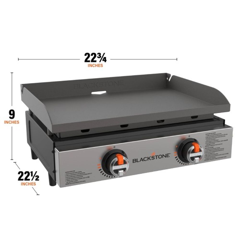 Blackstone, 22" Heavy Duty Tabletop 2-Burner Griddle