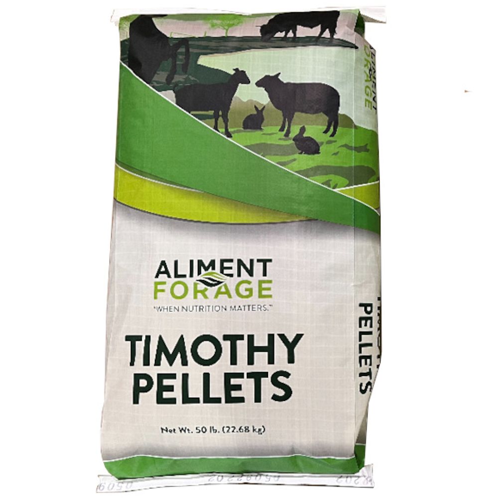 Aliment Forage, Timothy Pellets, 50 lb