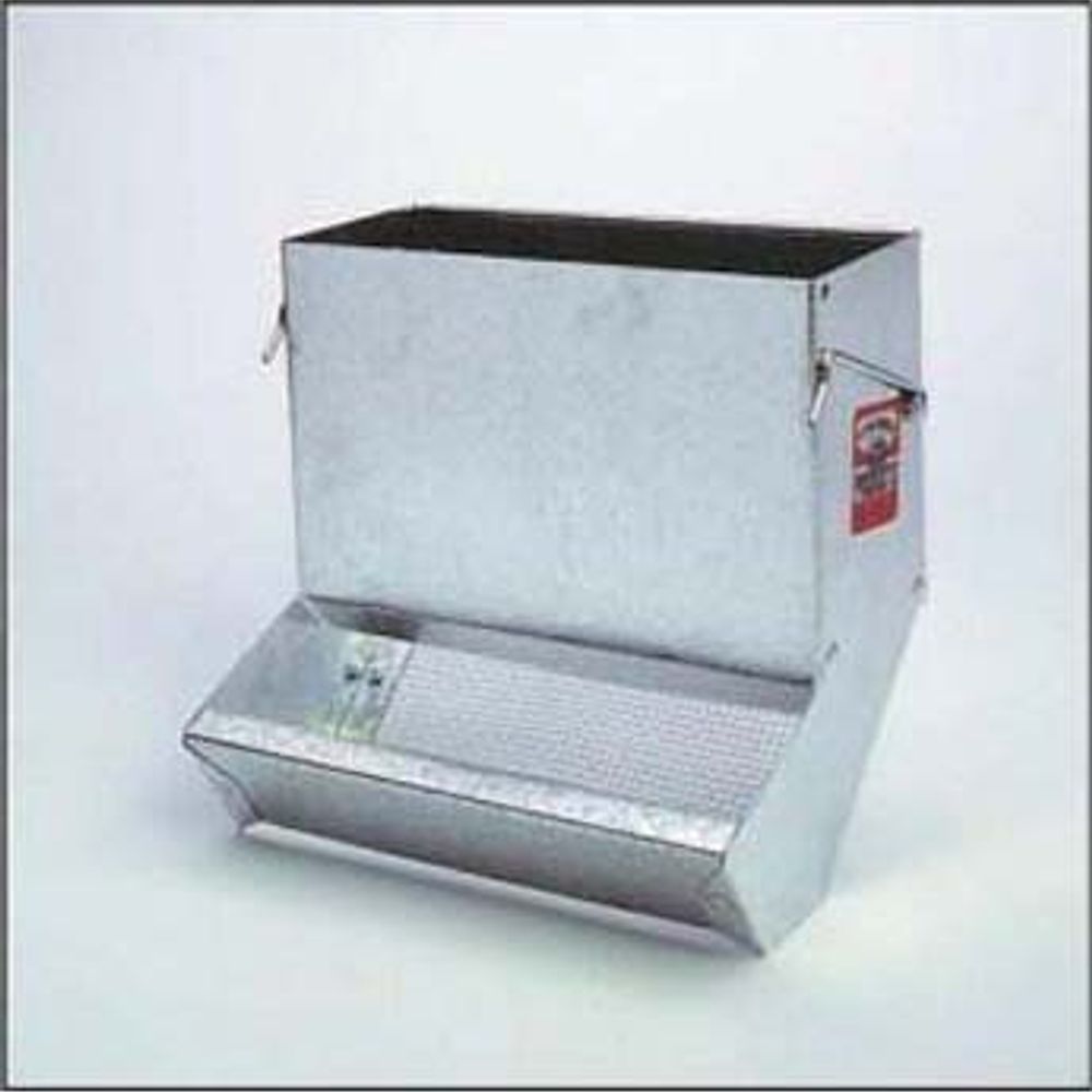Pet Lodge Metal Small Animal Feeder with Sifter Bottom 7 in.