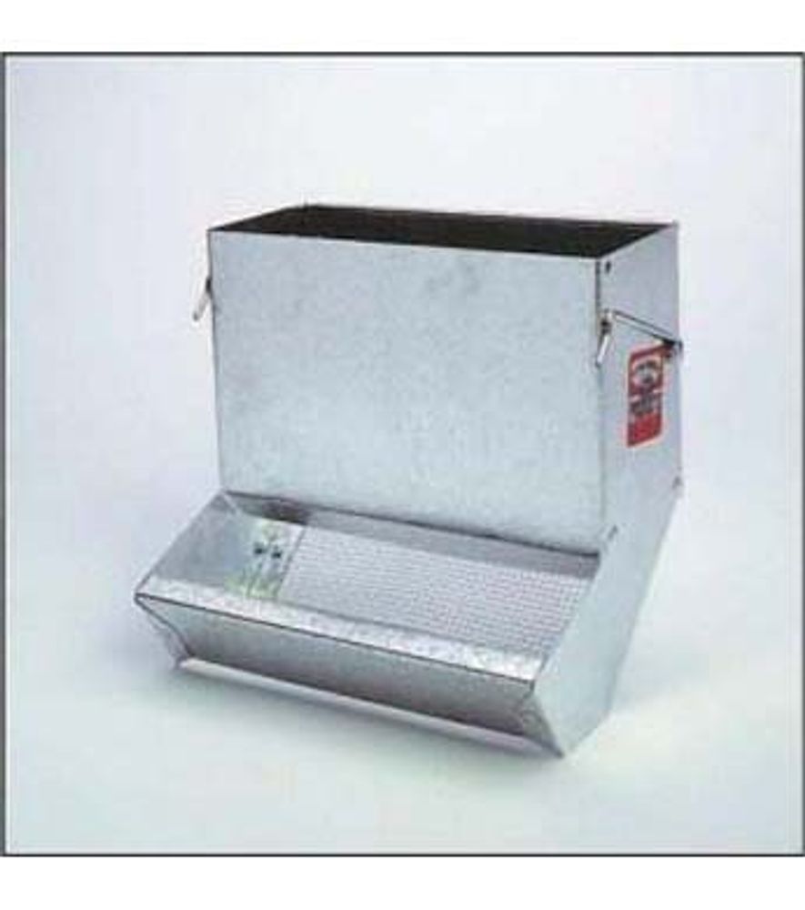 Pet Lodge Metal Small Animal Feeder with Sifter Bottom 7 in.