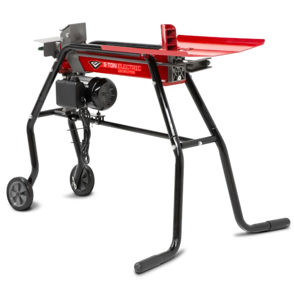 Earthquake 5-Ton Electric Log Splitter with Stand