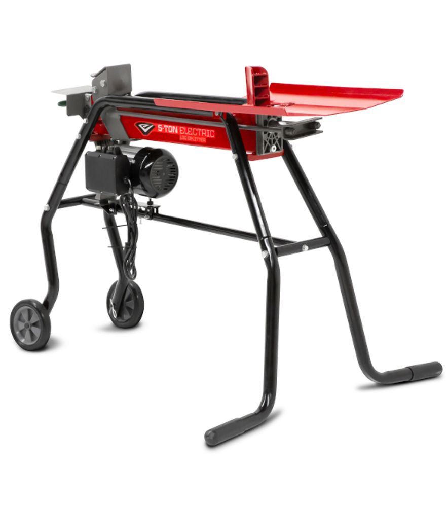 Earthquake 5-Ton Electric Log Splitter with Stand