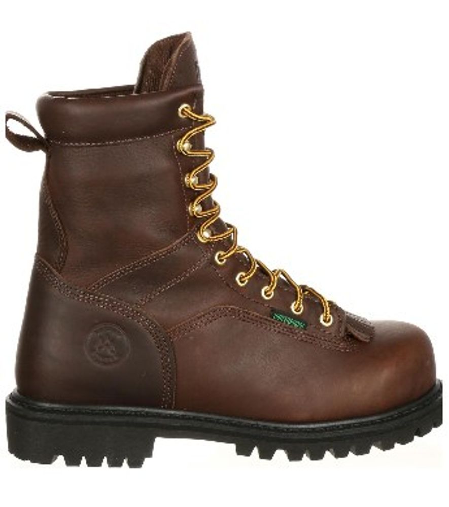 Georgia Boot, Men's Steel Toe Waterproof Lace-To-Toe Work Logger Boot, G8341