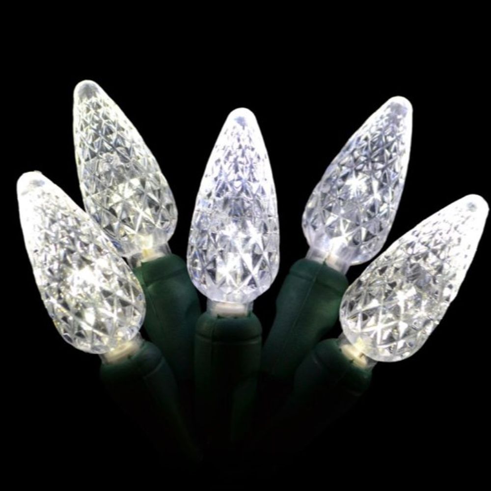 Holiday Bright Lights, Commercial LED C6 Light Set, 50 ct