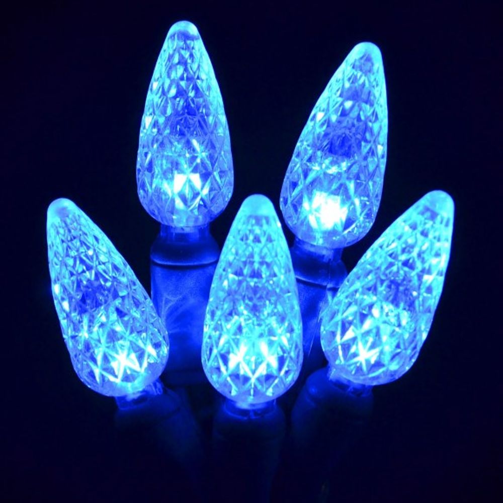Holiday Bright Lights, Commercial LED C6 Light Set, 50 ct