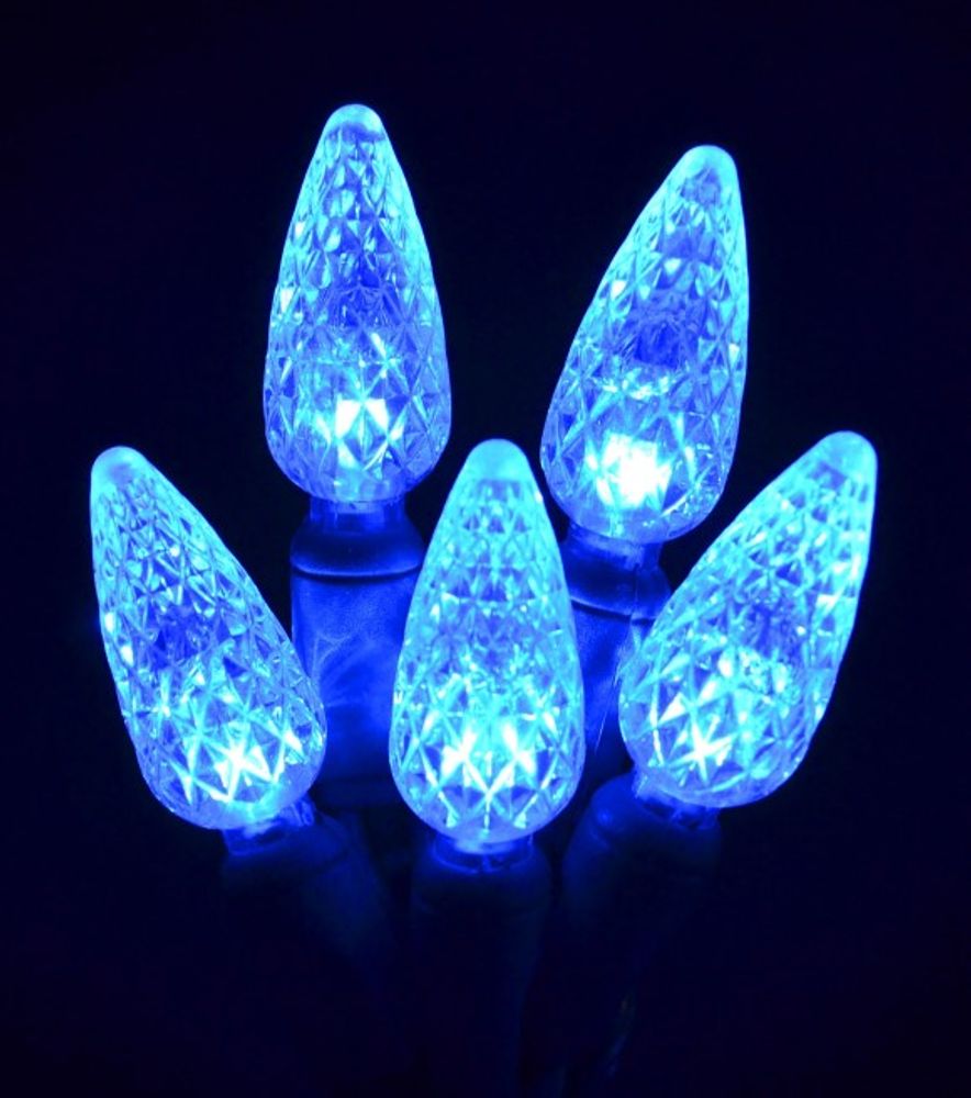 Holiday Bright Lights, Commercial LED C6 Light Set, 50 ct