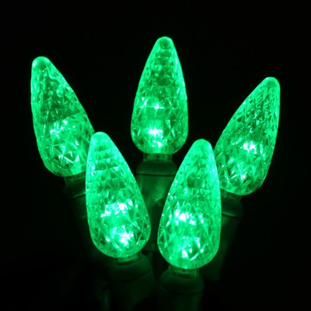 Holiday Bright Lights, Commercial LED C6 Light Set, 50 ct