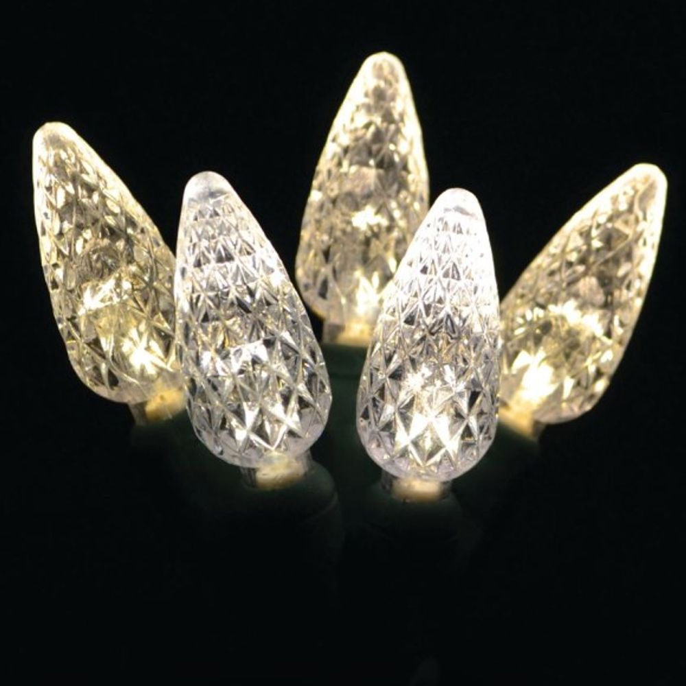 Holiday Bright Lights, Commercial LED C6 Light Set, 50 ct