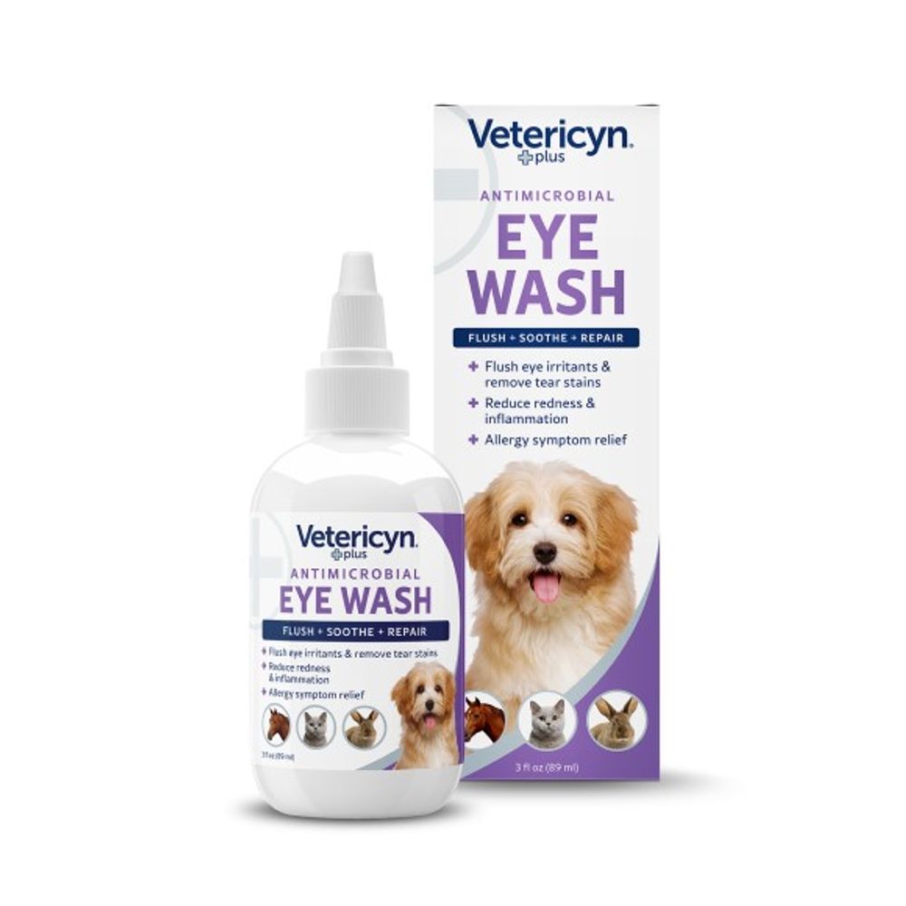 Vetericyn, Plus All Animal Antimicrobial Eye Wash, 3 oz