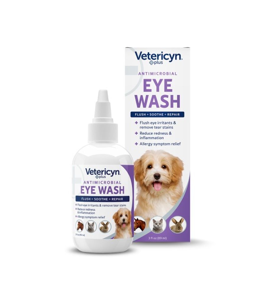 Vetericyn, Plus All Animal Antimicrobial Eye Wash, 3 oz