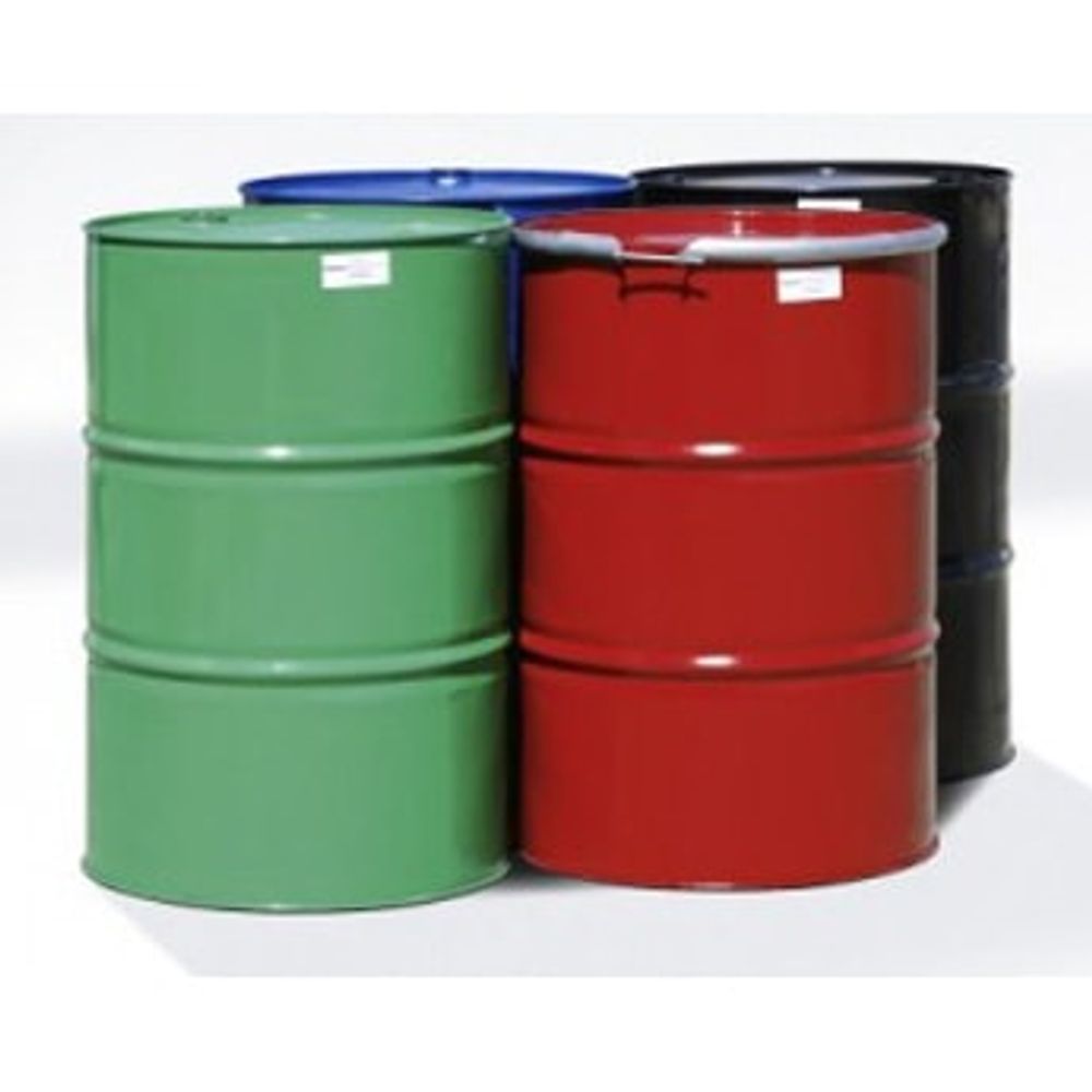 Steel Drum with Lid, 50 gal