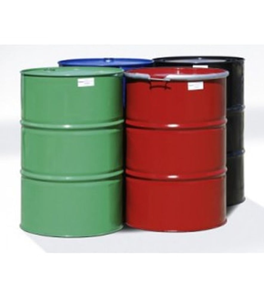 Steel Drum with Lid, 50 gal