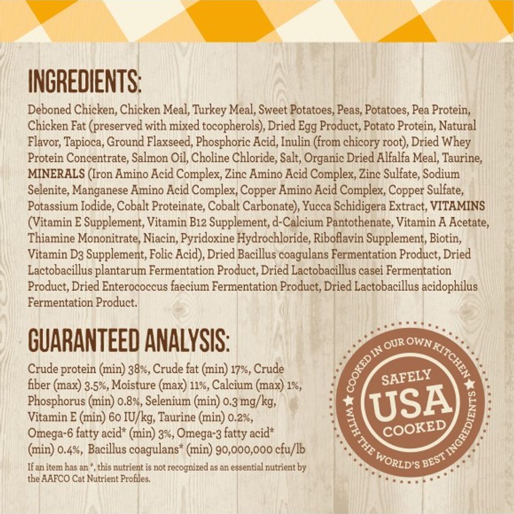 Merrick, Purrfect Bistro Grain Free Real Chicken & Sweet Potato Recipe Cat Food, 4 lb