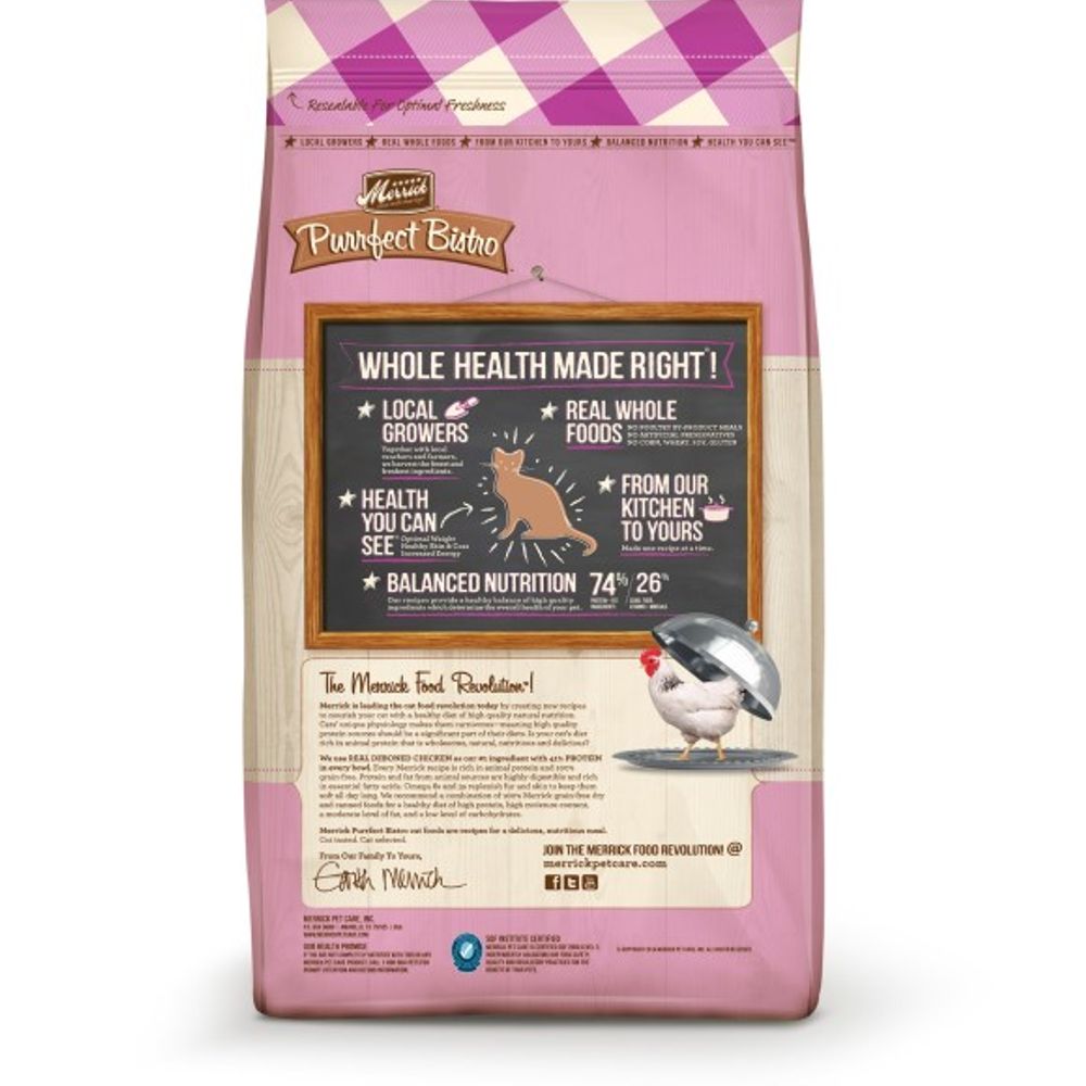 Merrick, Purrfect Bistro Grain Free Healthy Kitten Recipe, 4 lb