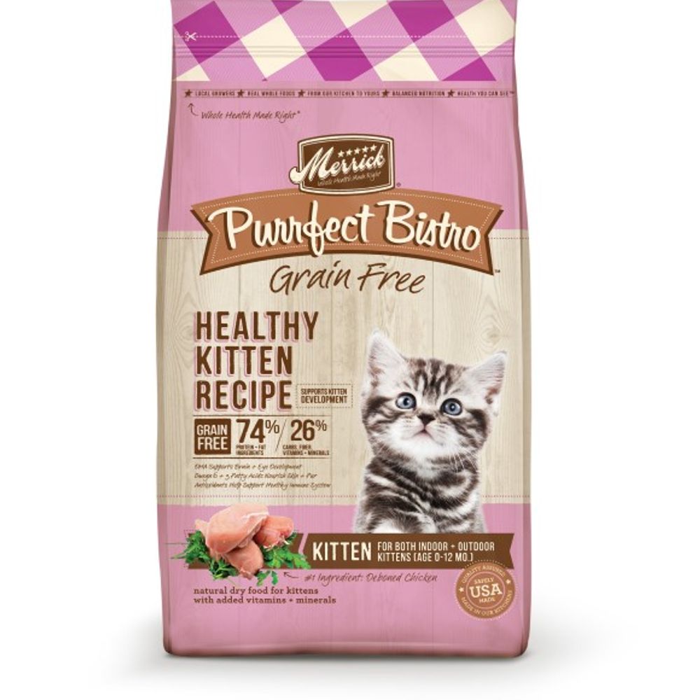 Merrick, Purrfect Bistro Grain Free Healthy Kitten Recipe, 4 lb