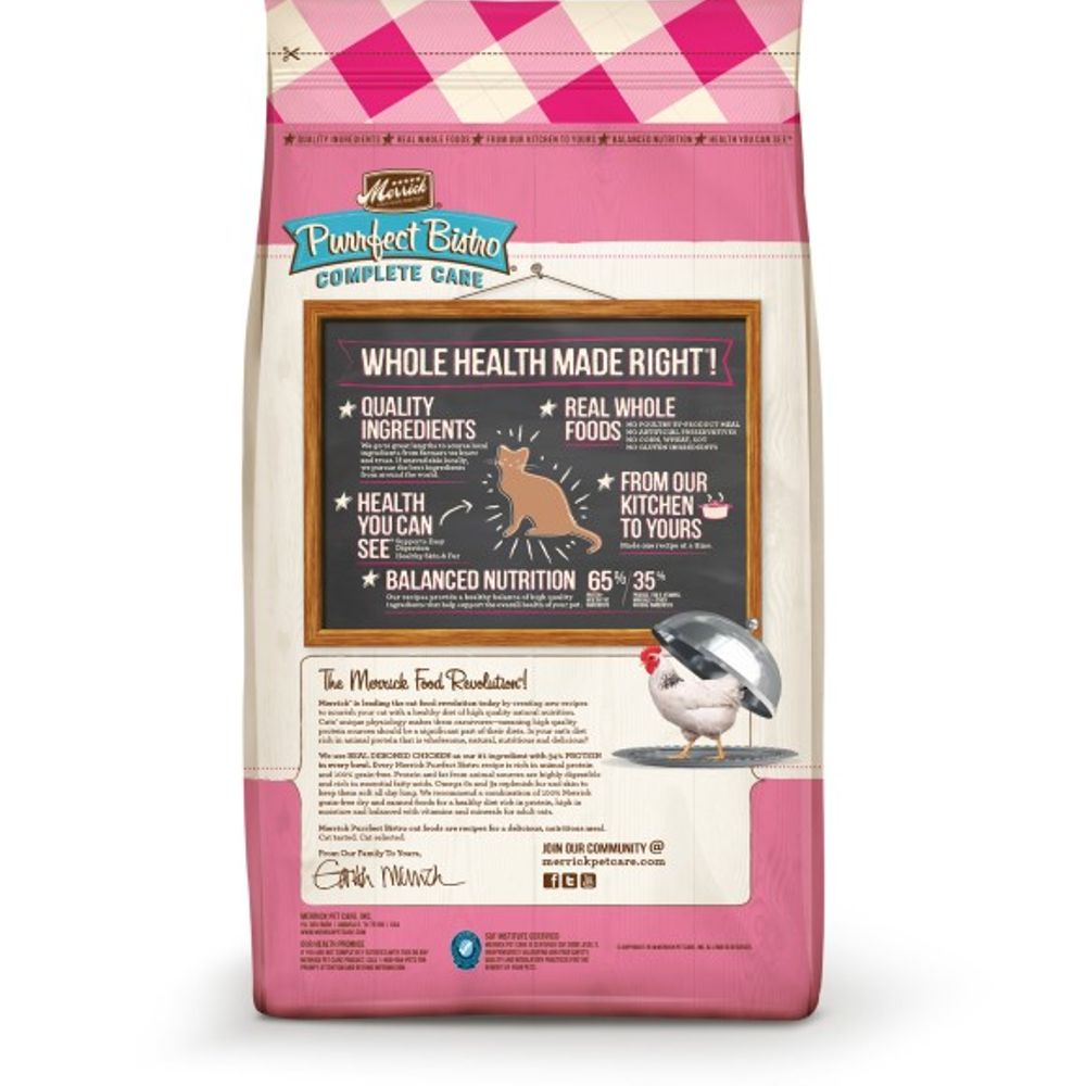 Merrick, Purrfect Bistro Grain Free Complete Care Sensitive Stomach, 4 lb