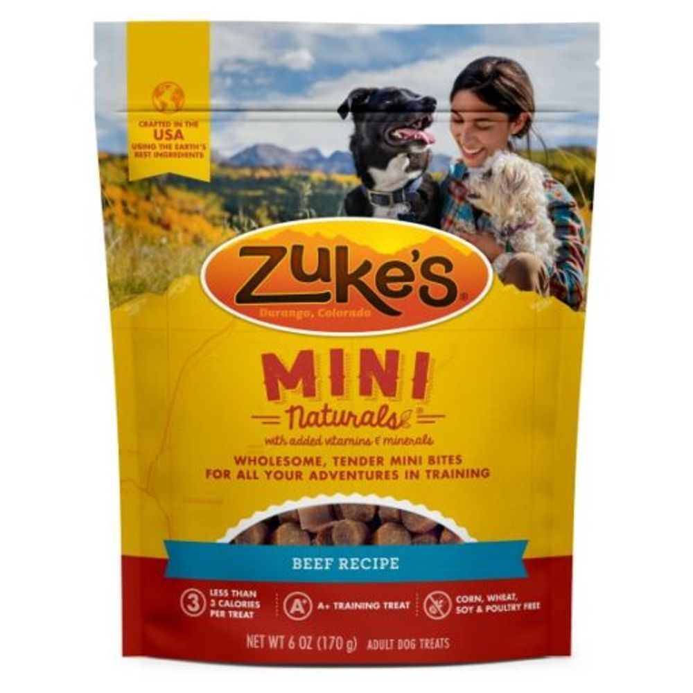 Zuke's, Mini Naturals Beef Recipe Dog Treats