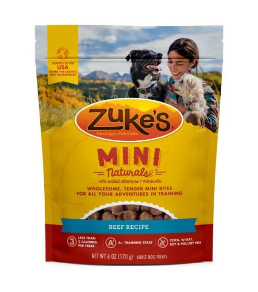 Zuke's, Mini Naturals Beef Recipe Dog Treats