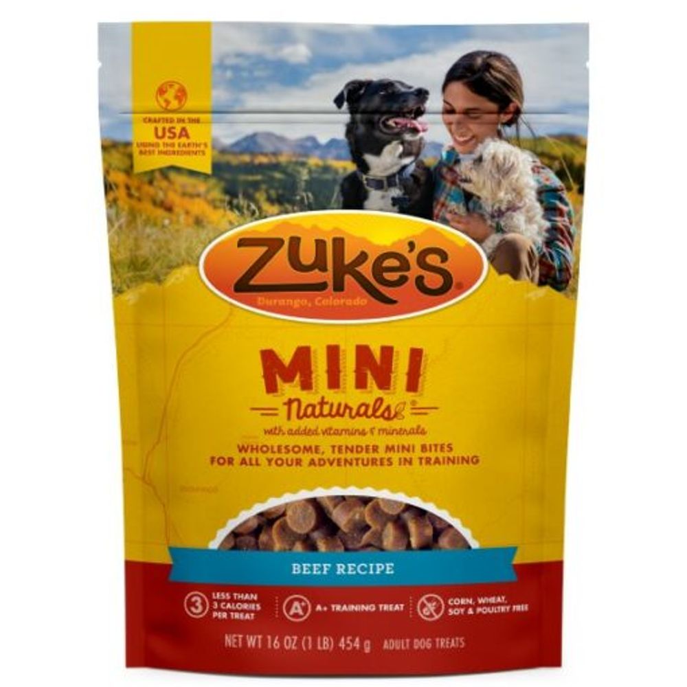 Zuke's, Mini Naturals Beef Recipe Dog Treats