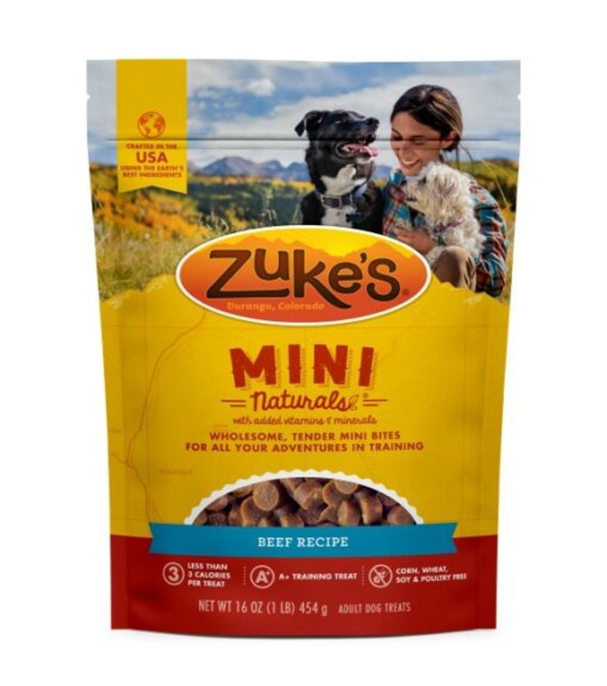 Zuke's, Mini Naturals Beef Recipe Dog Treats